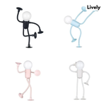 Lâmpada LED animada