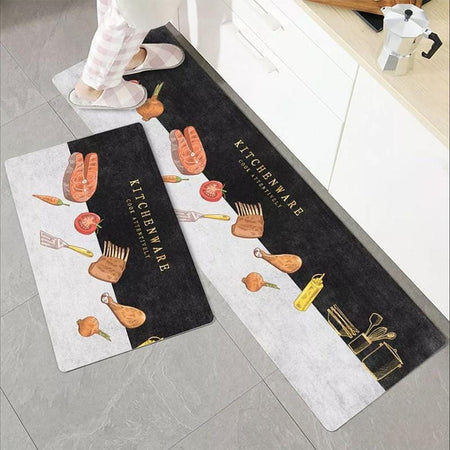 Lively® Accessoires cuisines Petit (40cm x 60cm) / Repas Tapis de cuisine antidérapant | Lively®